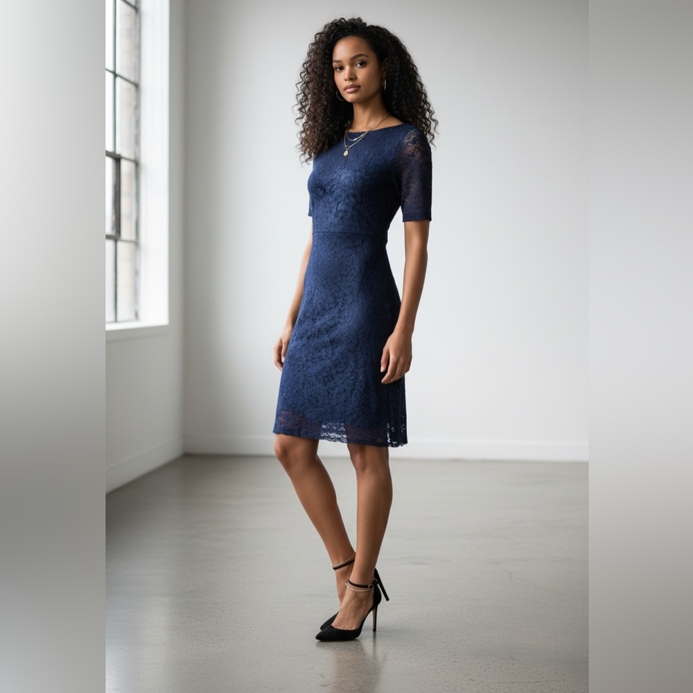Missoni short sleeve knit lace dress Valentino Group